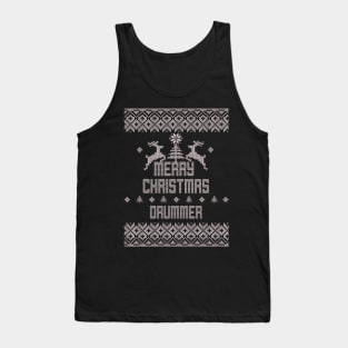 Merry Christmas DRUMMER Tank Top